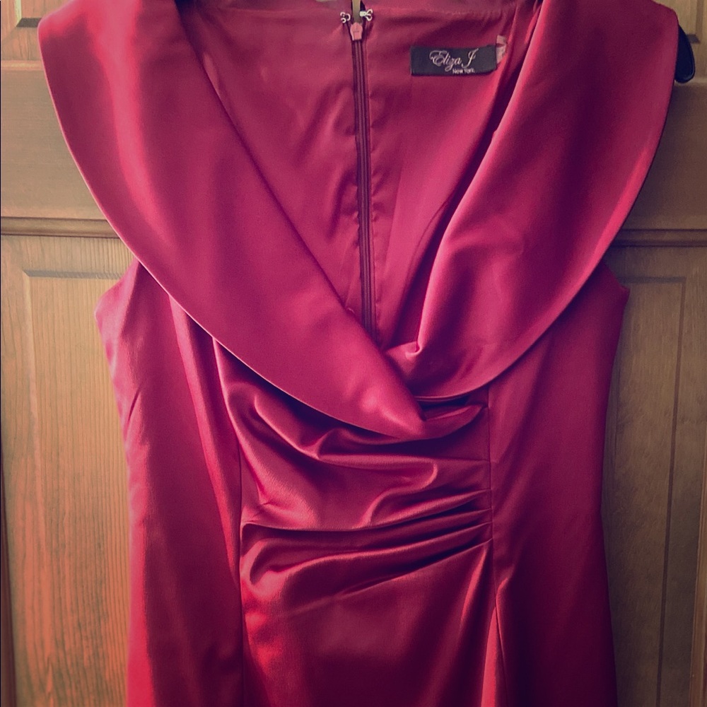 Red cocktail dress